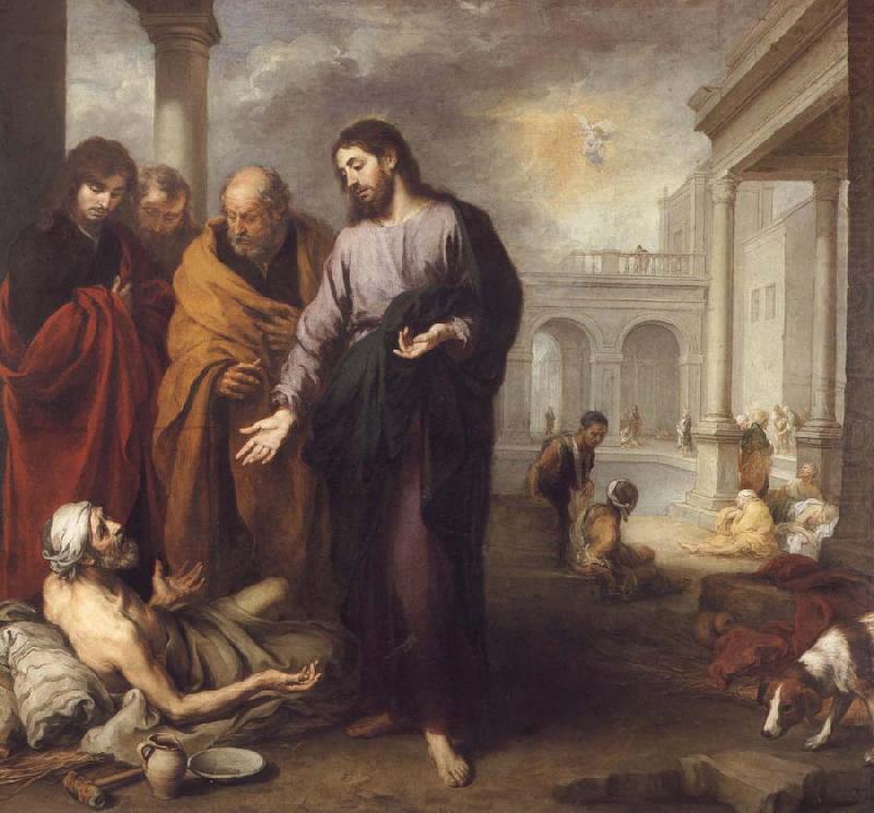 Bartolome Esteban Murillo Christ Healing the Paralytic at the Pool of Bethesda china oil painting image